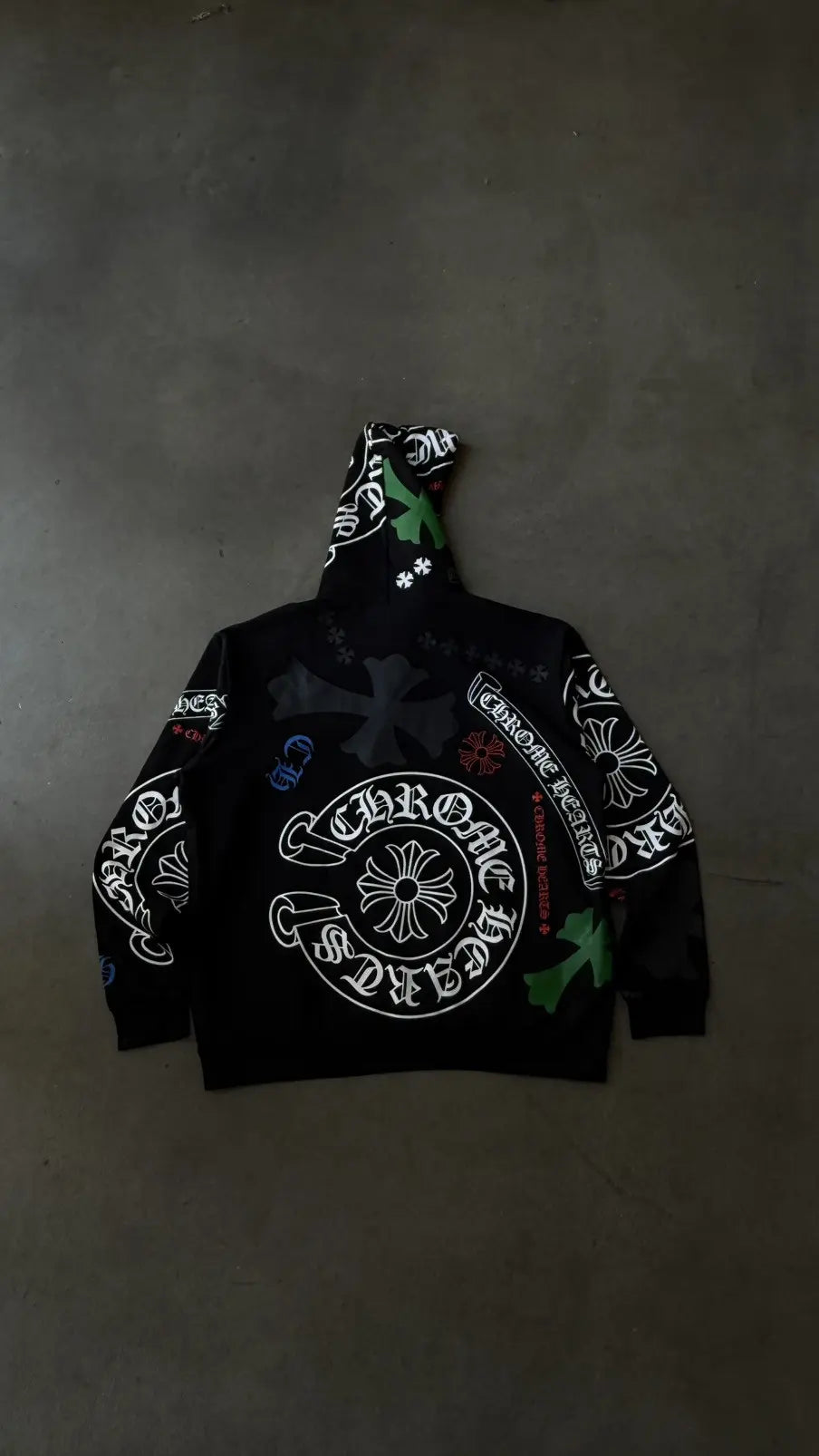 Chrome Hearts Multicolor Stencil Hoodie