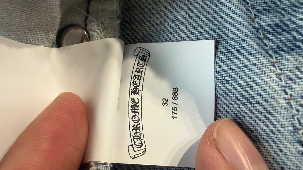 Chrome Hearts Levi's 517 Black Cross Patch Jeans