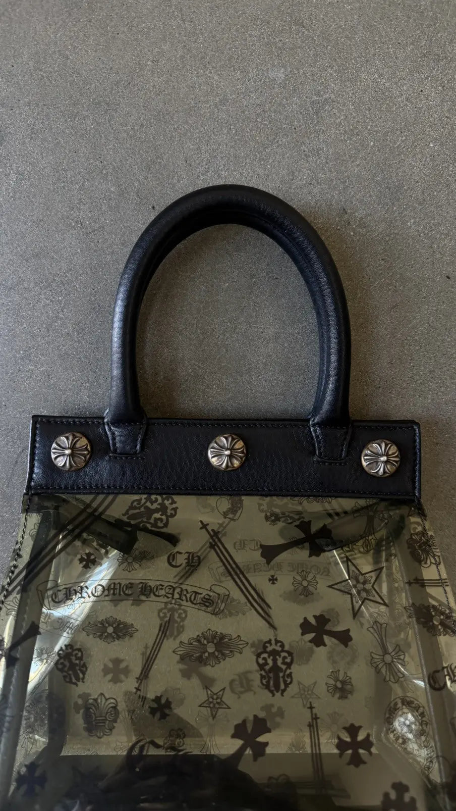 Chrome Hearts Mini Drew All-Over Printed Handle Bag