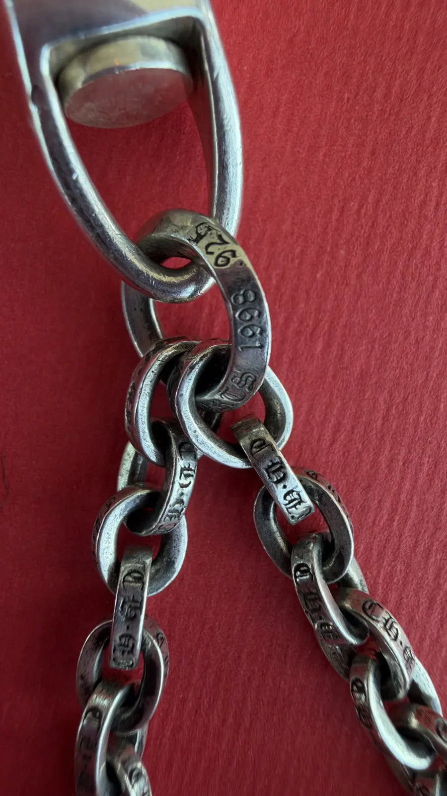 Chrome Hearts Silver Dice Keychain Chrome Hearts
