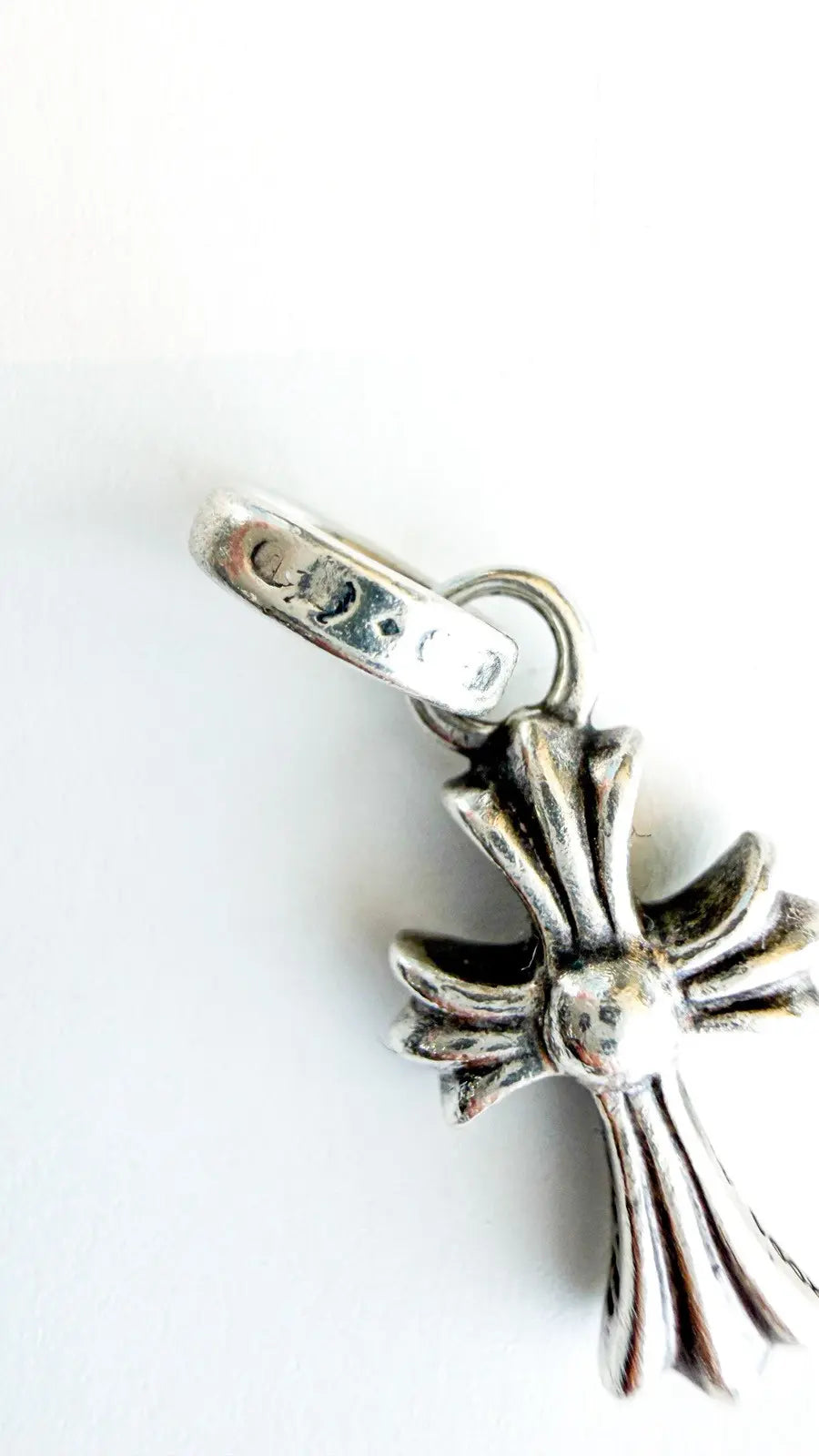 Chrome Hearts Baby Fat Pave Diamond Cross Pendant Chrome Hearts