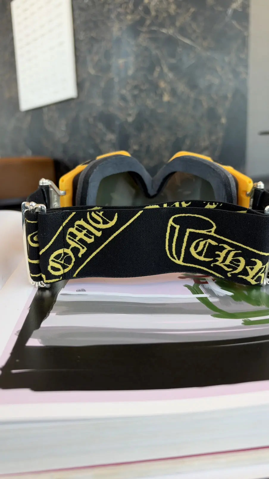 Chrome Hearts "Silver Morning" Ski Goggles Chrome Hearts