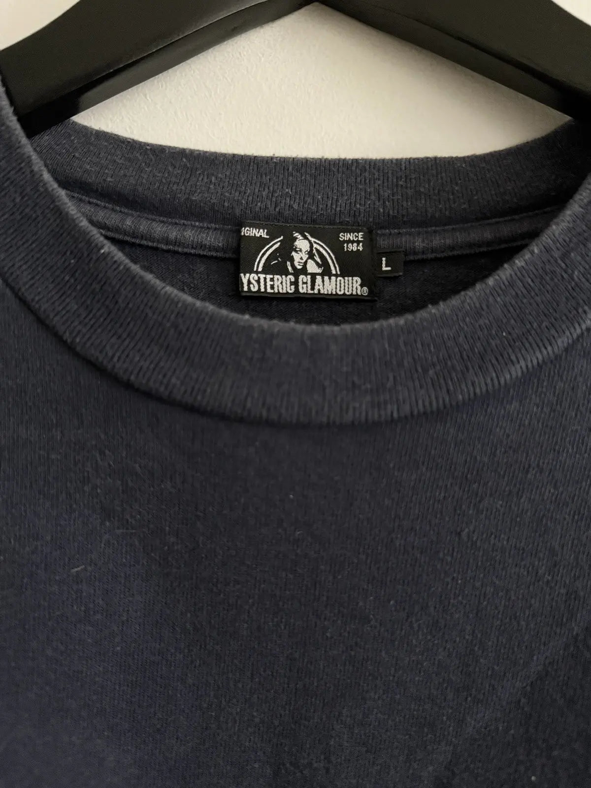 2010s Hysteric Glamour HG Stripping Girl Pocket Tee