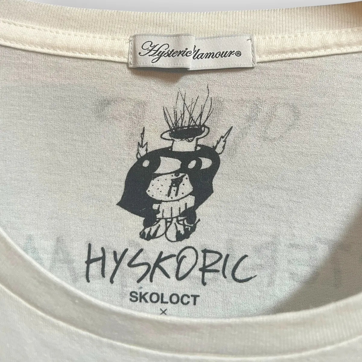 2010s Hysteric Glamour x SKOLOCT Stripping Tee
