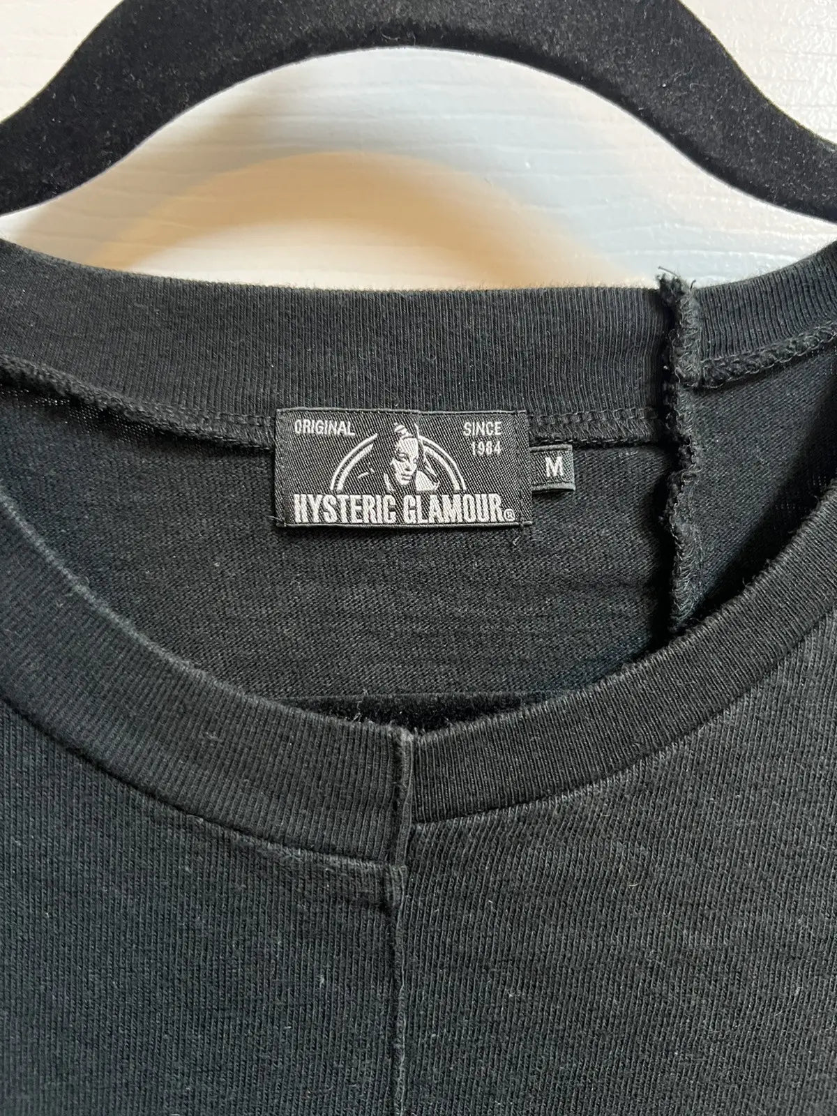 2010s Hysteric Glamour Girl & Bear Half and Half Tee