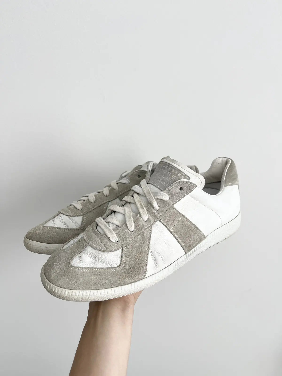 2010s Maison Margiela GAT Replica Double White Sneakers