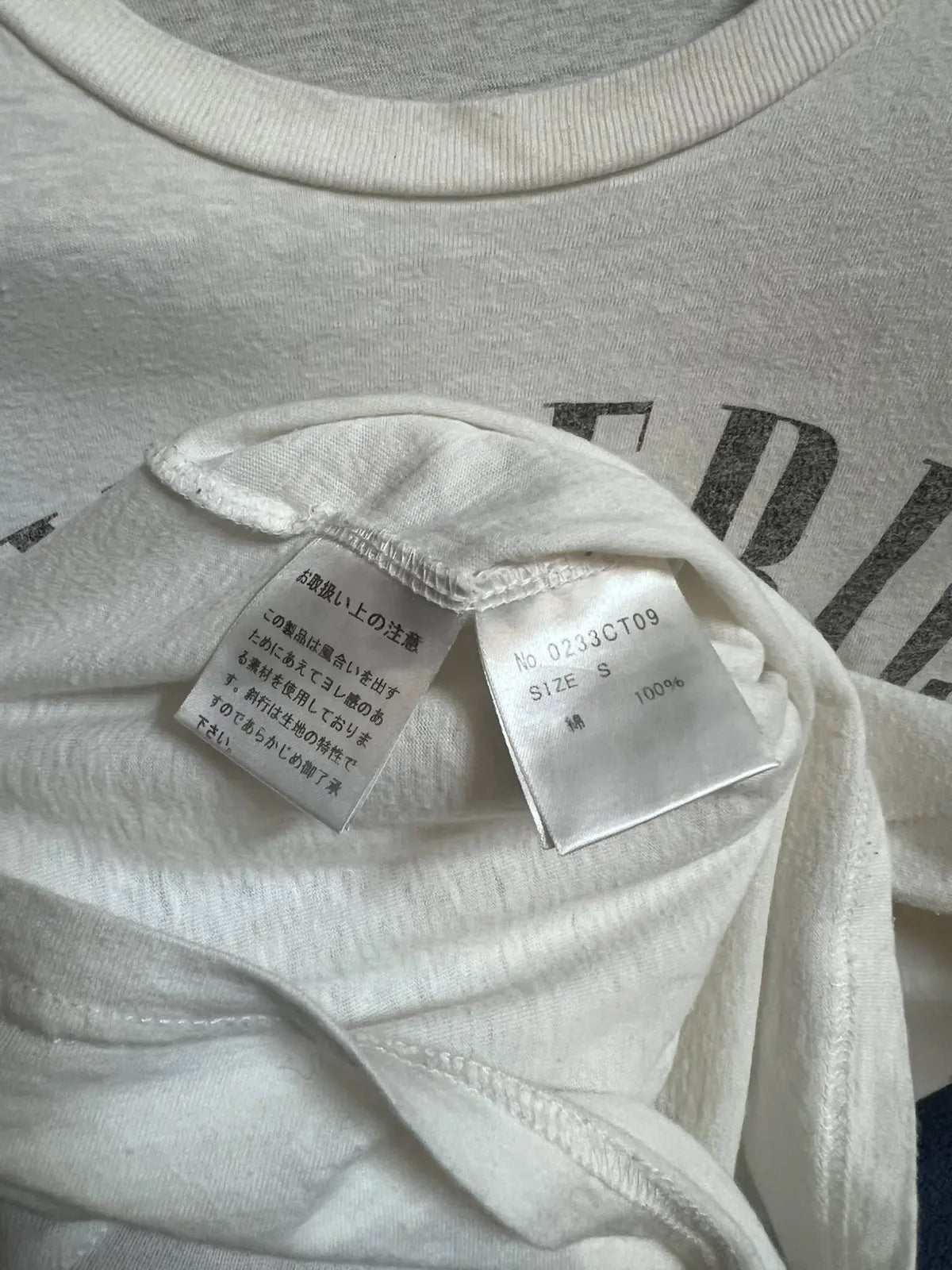 2000s Hysteric Glamour Receipt of Tiramisu Bear Tee