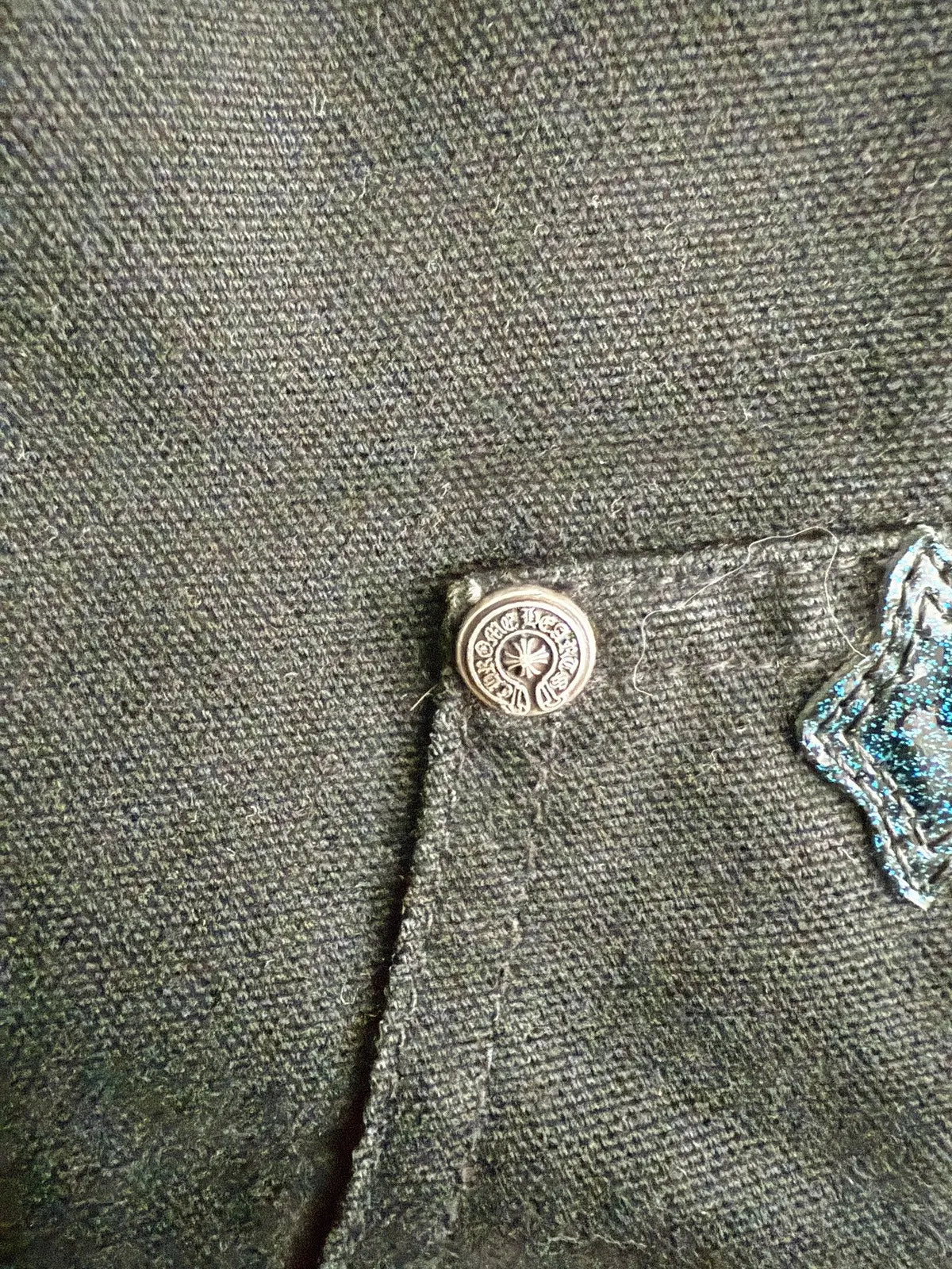 Chrome Hearts St Barth Galaxy Cross Patch Carpenter Pants