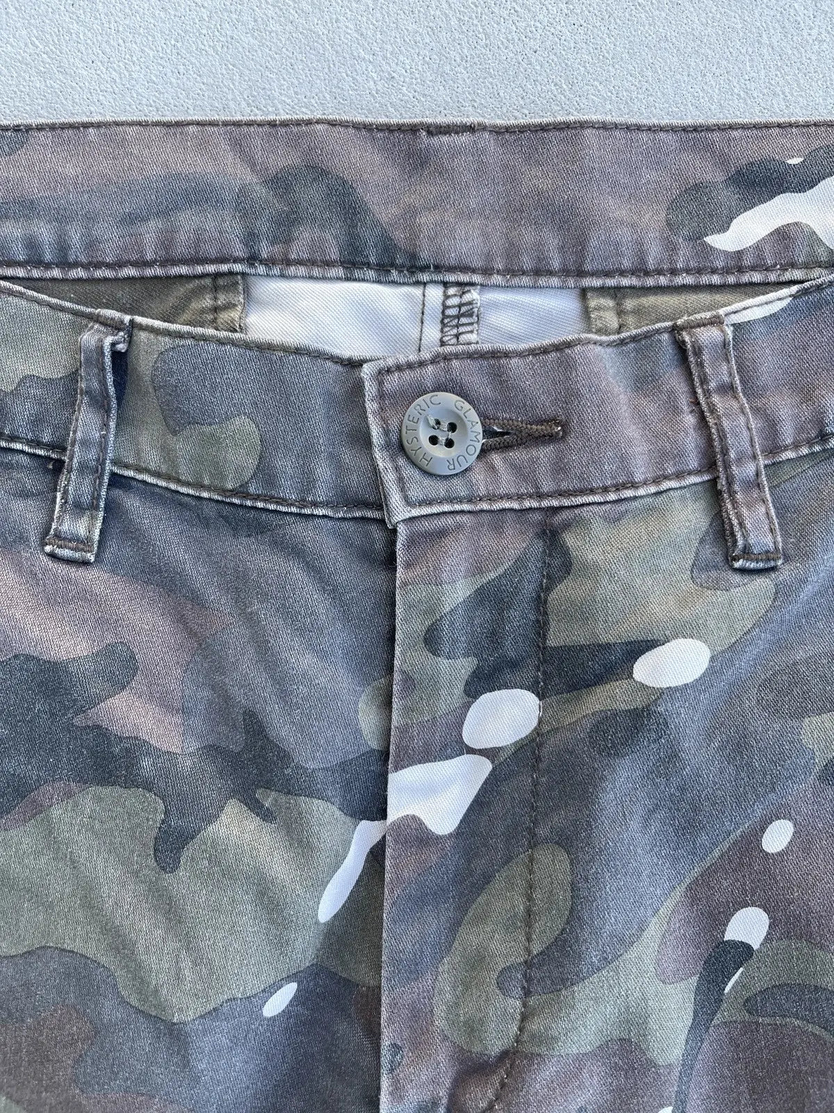 1990s Hysteric Glamour Camo Splash Pants