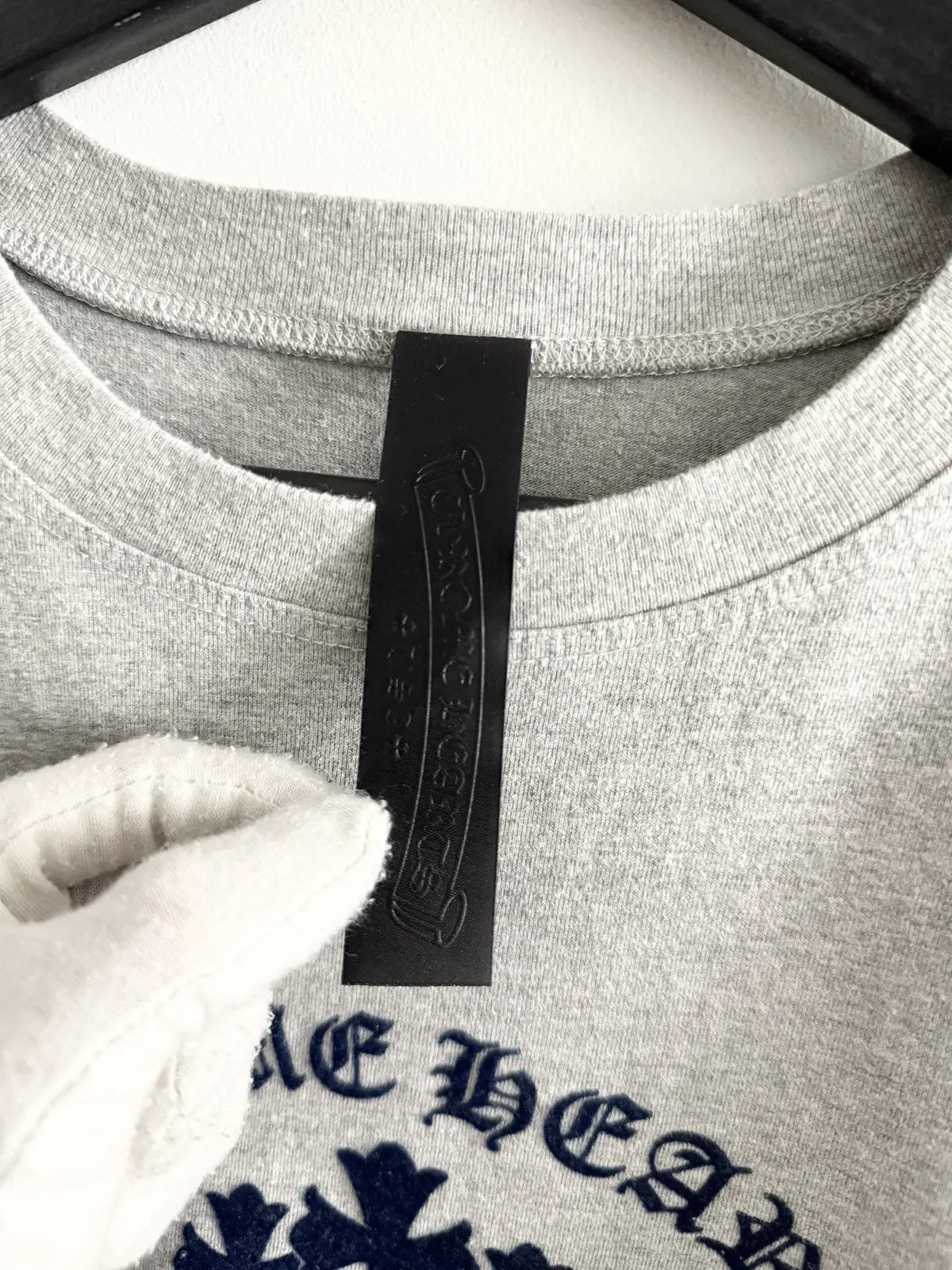 Chrome Hearts Triple Cross Cropped Tank Top
