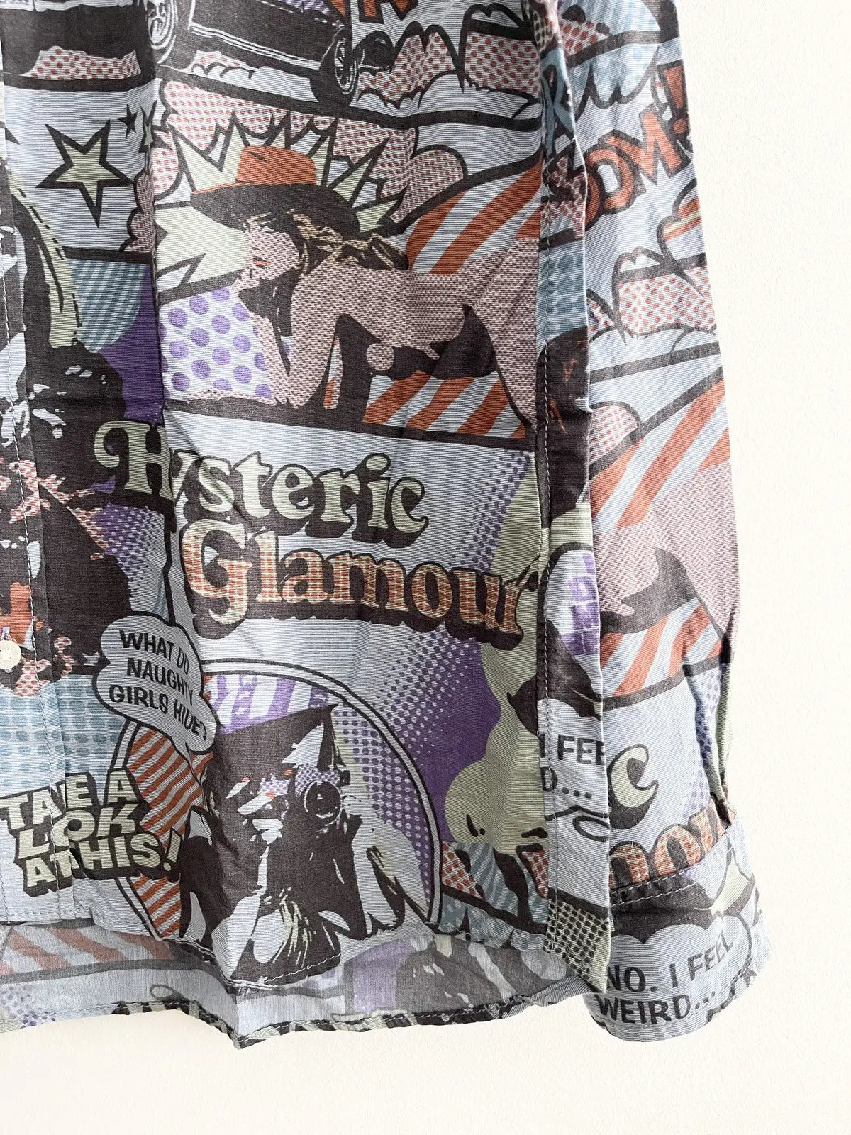 2000s Hysteric Glamour Country Hot Girl Manga Shirt