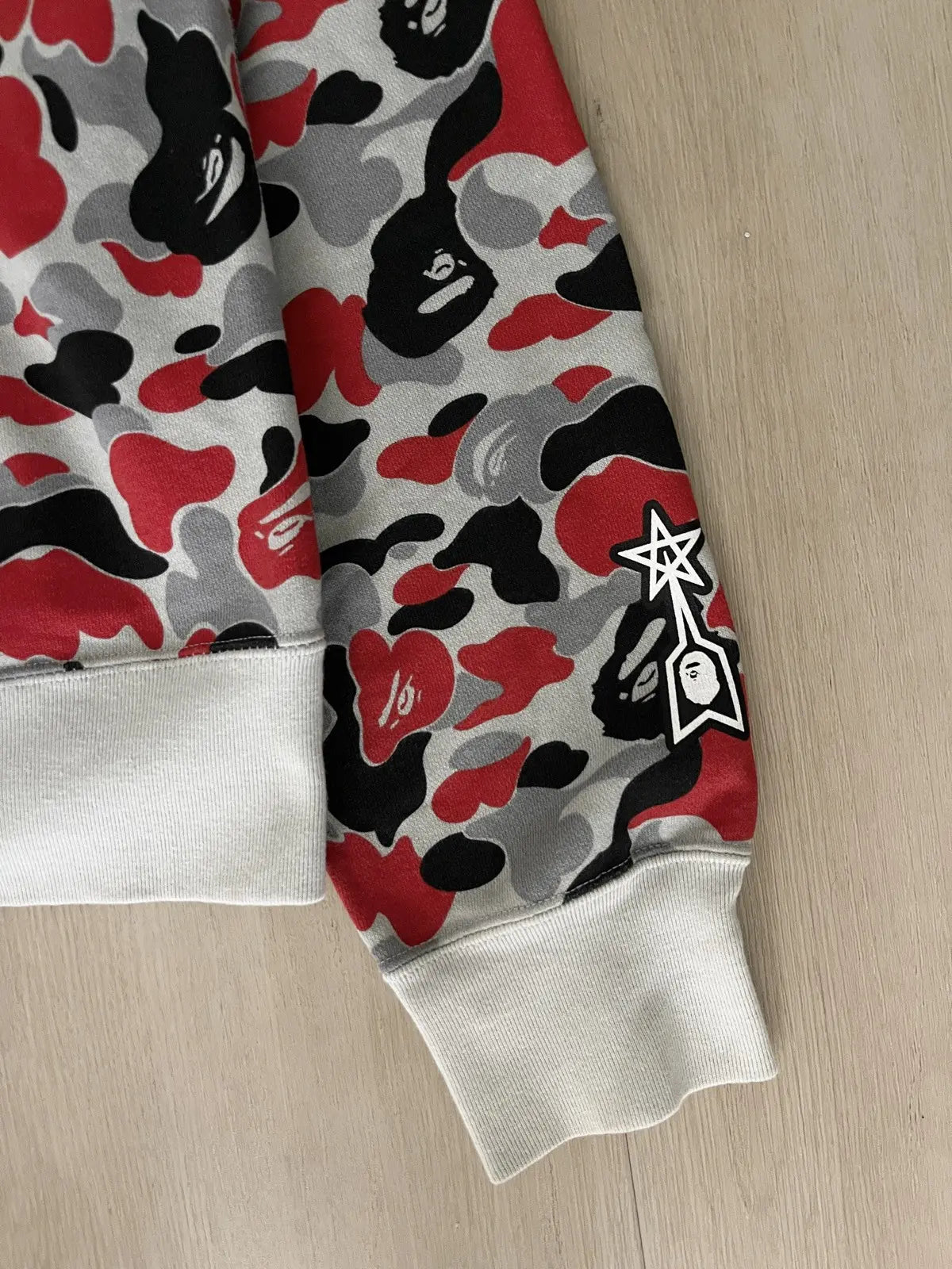 Bape x Ultraman Full Zip Camo Hoodie