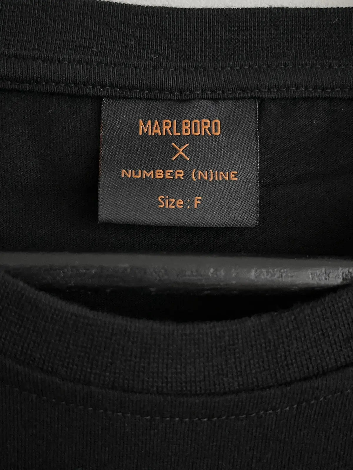2010s Number (N)ine x Marlboro Matrix Box Logo Tee