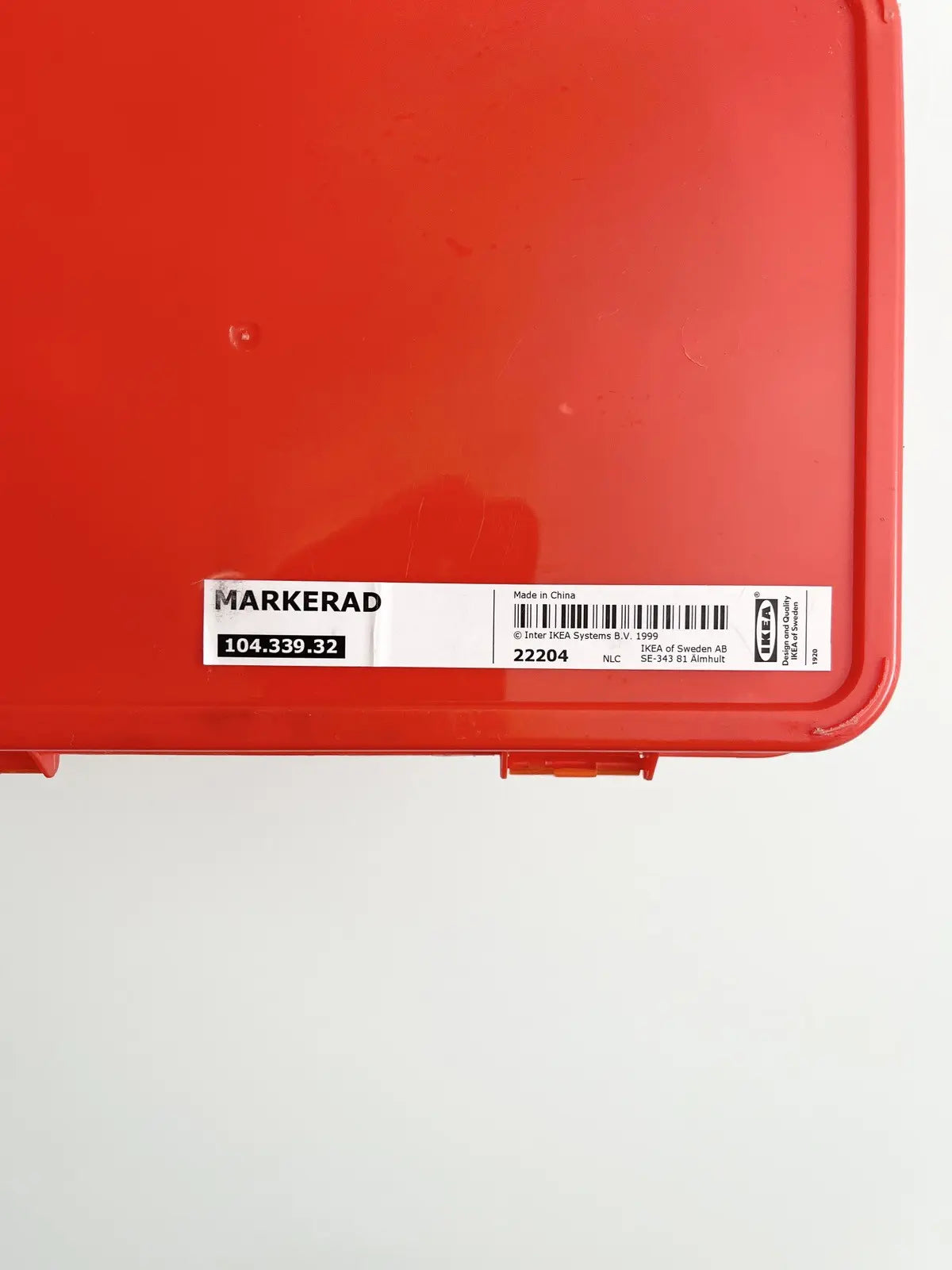 2019 Virgil Abloh x IKEA MARKERAD "HOMEWORK" Toolkit Orange