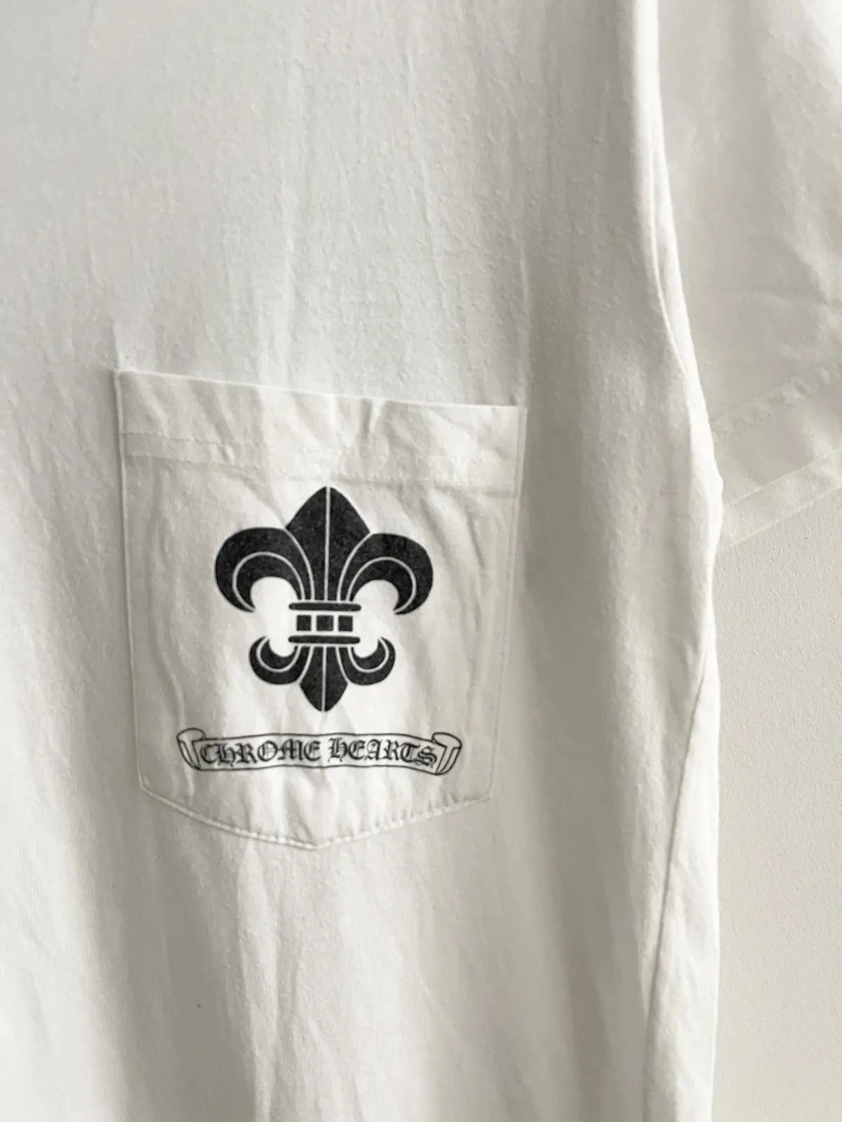 2010s Chrome Hearts Triple Crosses Logo Pocket Tee