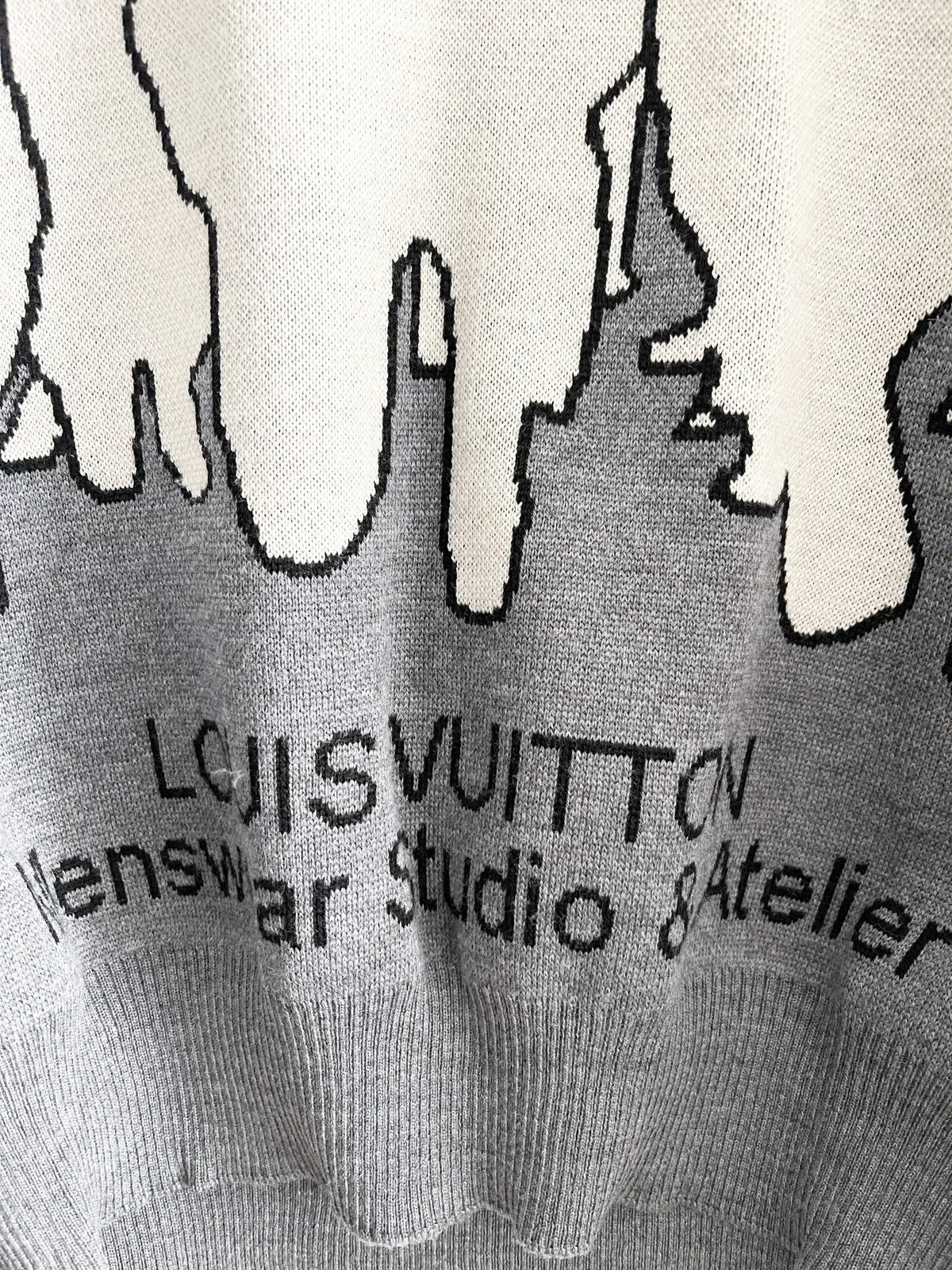 SS20 Louis Vuitton Studio Jacquard Knit Sweater