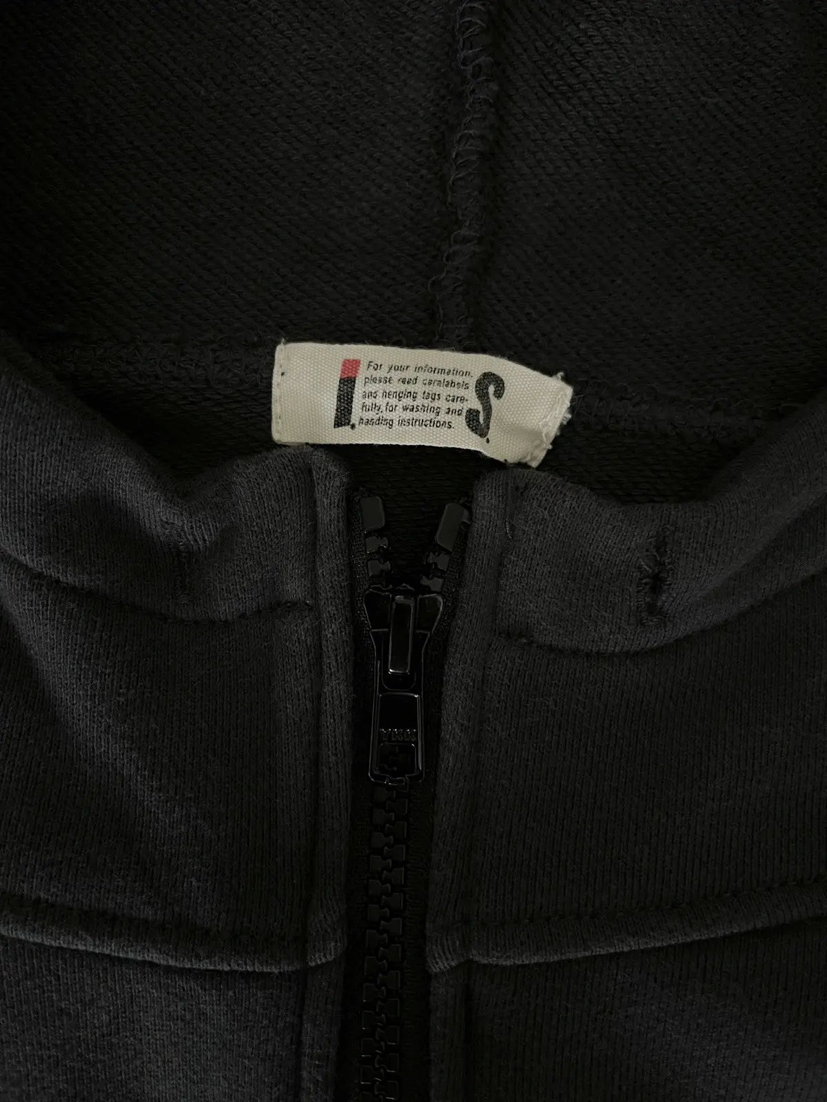 1990s Issey Miyake Care Label IS Zip Hoodie