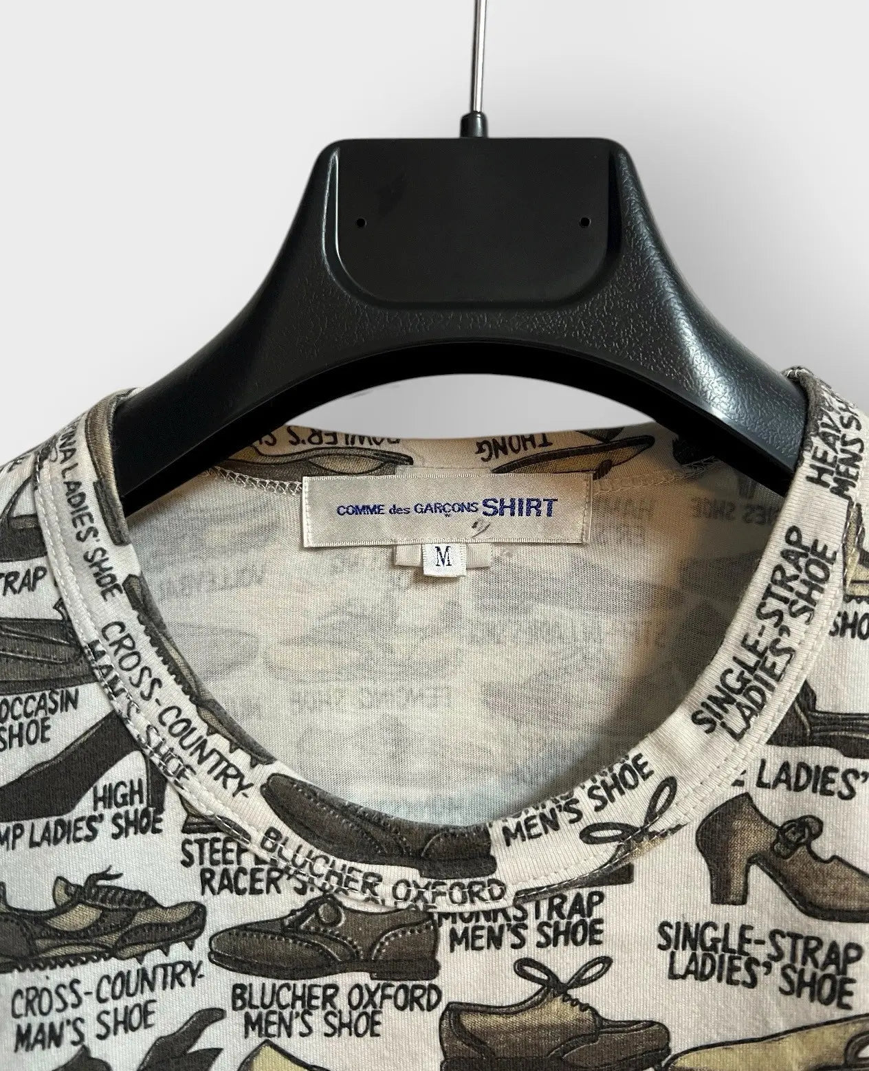 2000s Comme Des Garçons Shirt Shoe Designs Tee