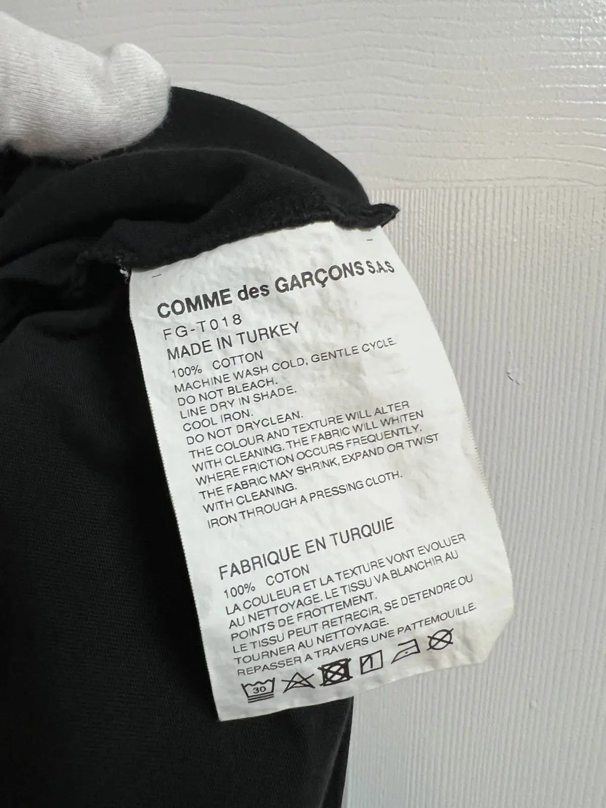 2010s Comme Des Garçons Shirt Side Logo Tee
