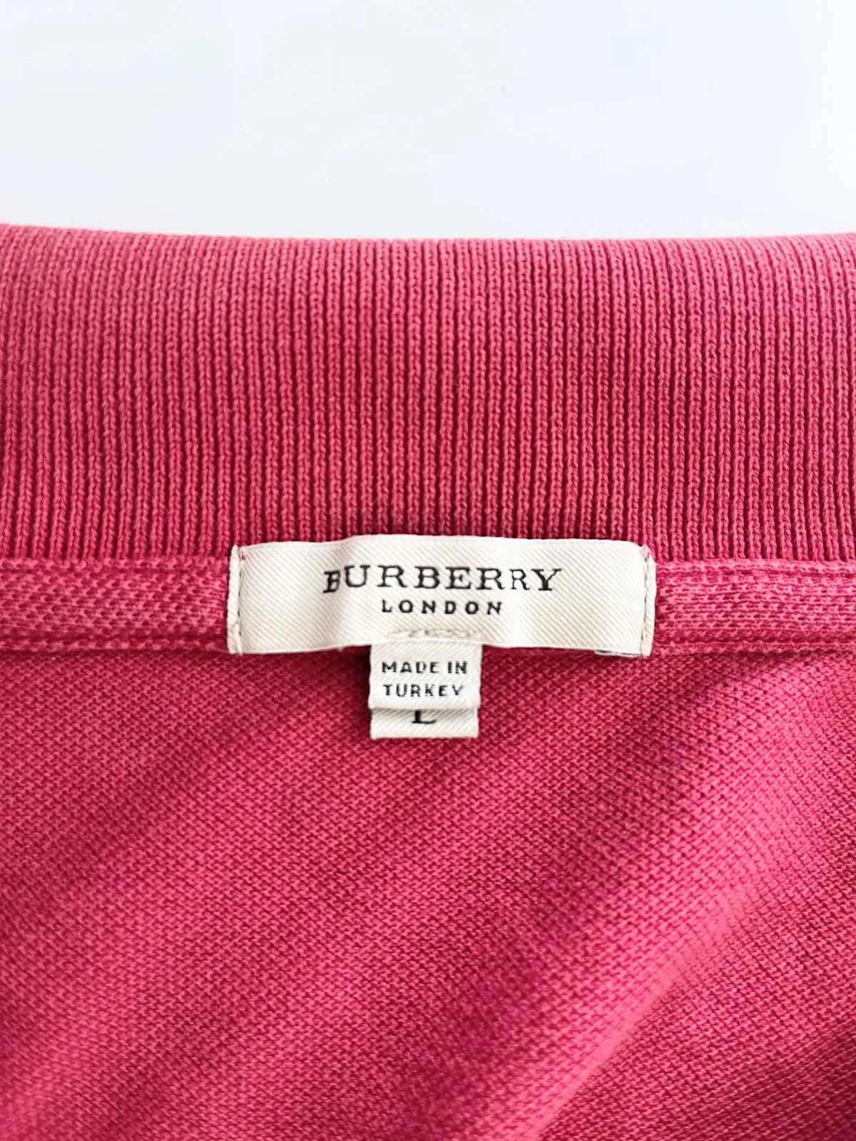 2000s Burberry Classic Logo LS Polo Shirt