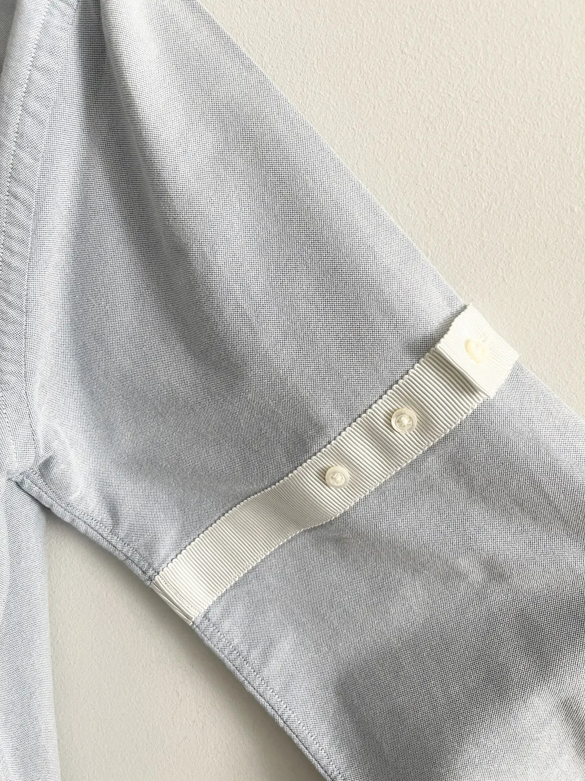 2015 Thom Browne Cotton Oxford White Armband Shirt