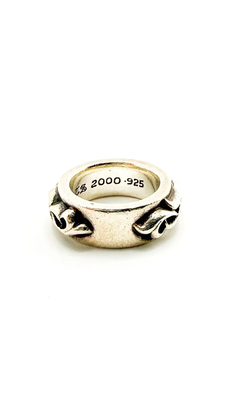Chrome Hearts Double Narrow Vine Ring Size 6