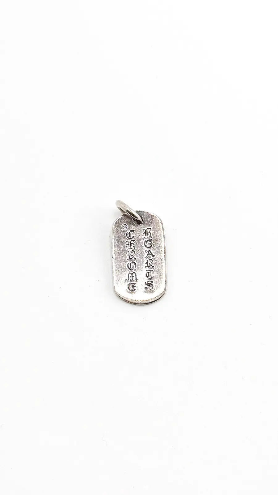 Chrome Hearts D Tag Cemetery Pendant