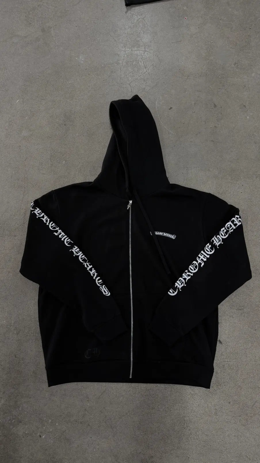 Chrome Hearts Scroll Zip-Up Hoodie