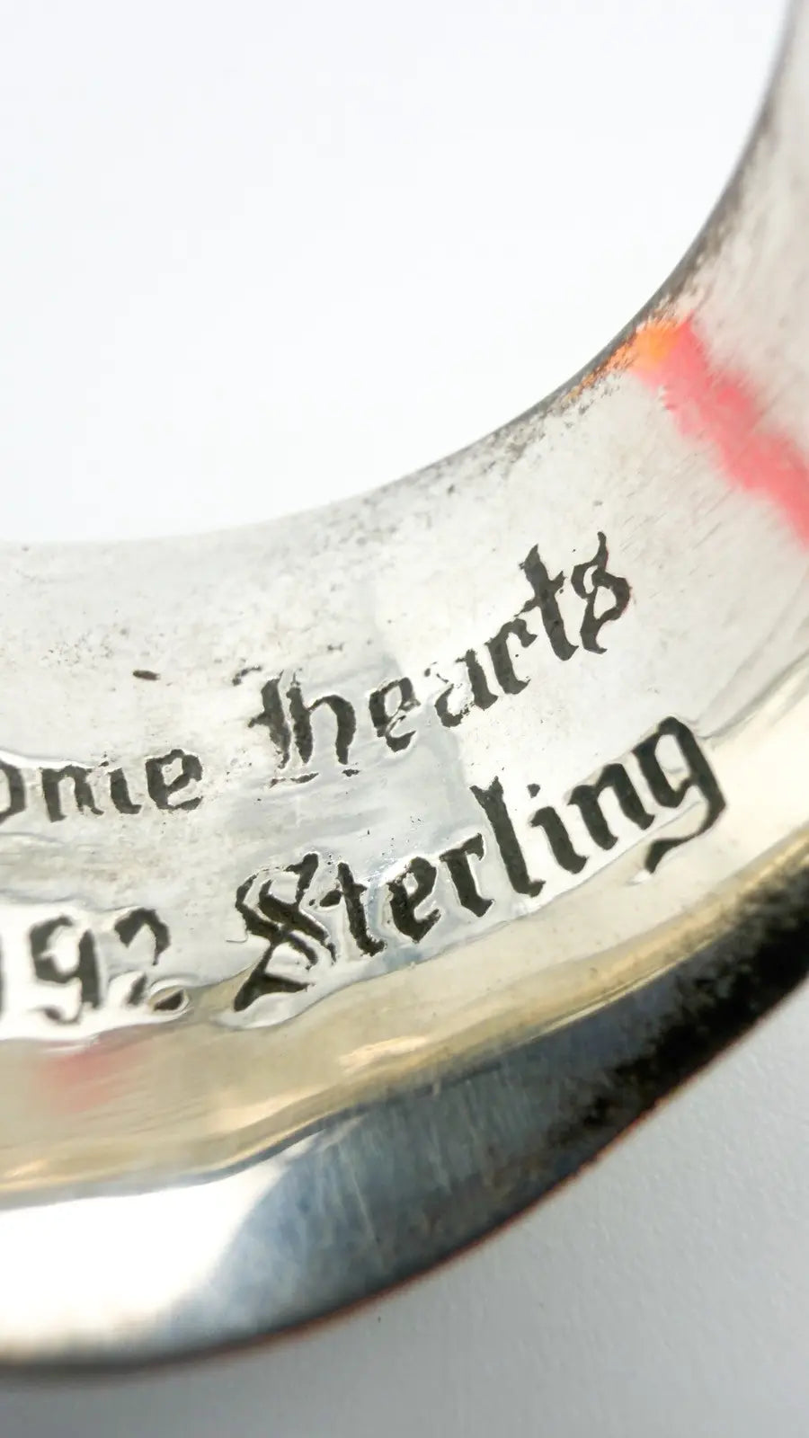 Chrome Hearts Sterling Silver Keeper Ring Chrome Hearts