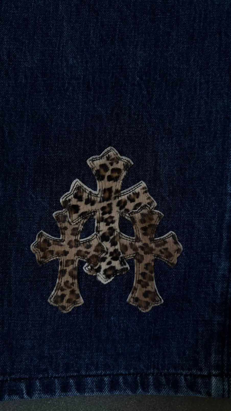 Chrome Hearts Turbo Diesel Cross Patch Carpenter Jeans