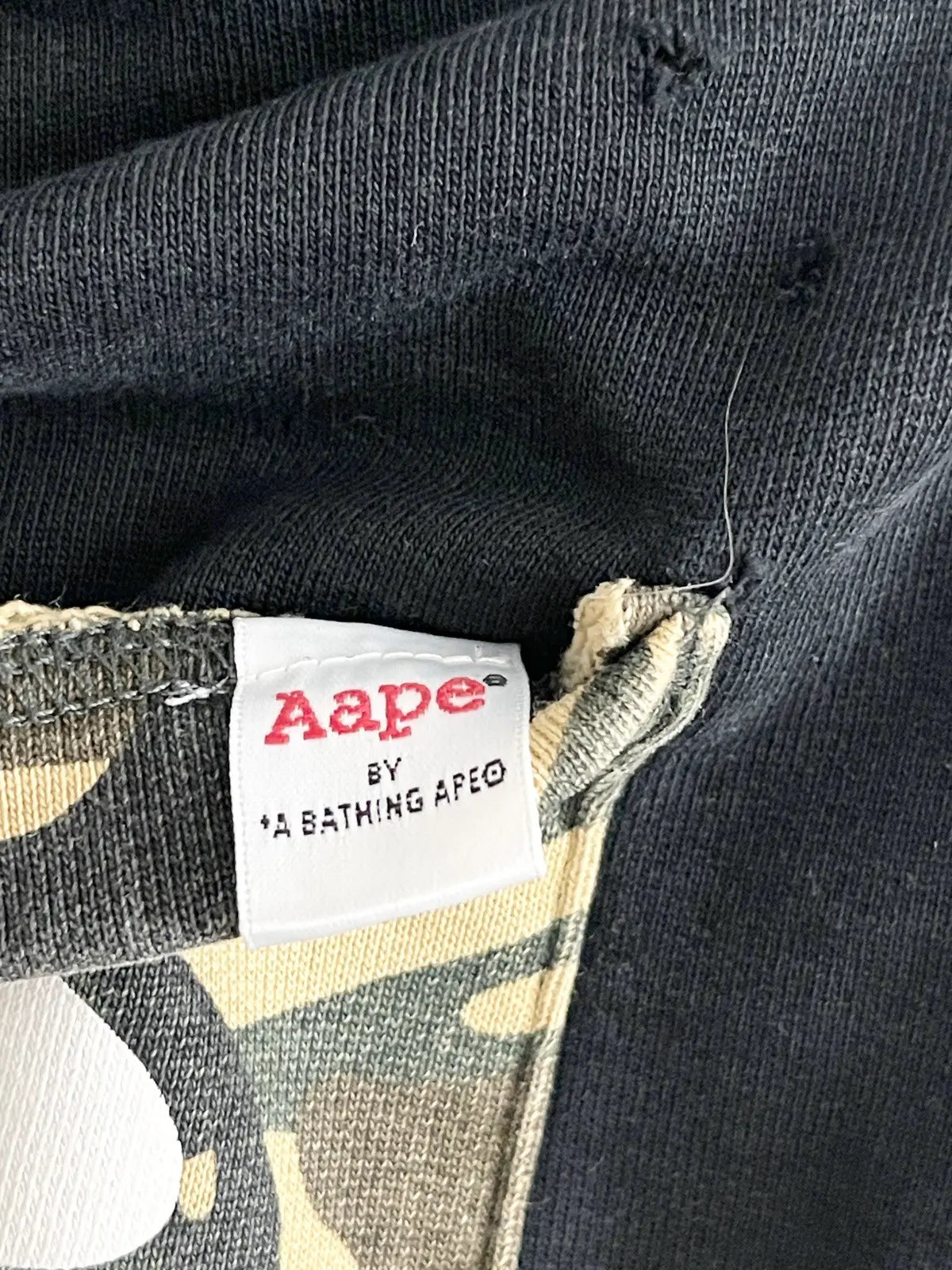 2000s Aape by Bape Camo Face Sweatpants