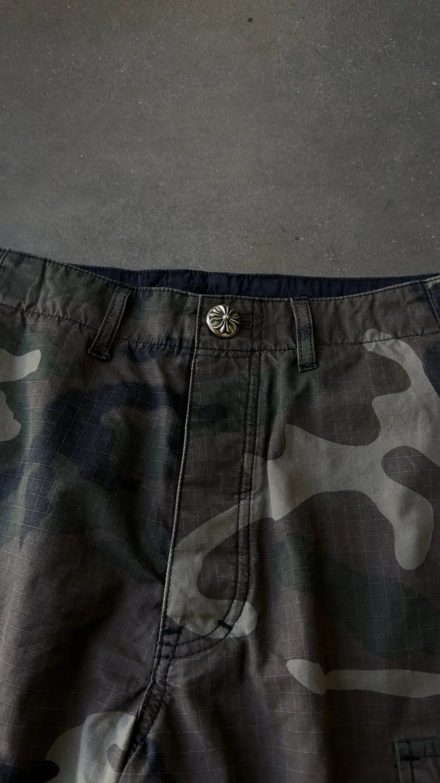 Chrome Hearts Camo Cargo Shorts