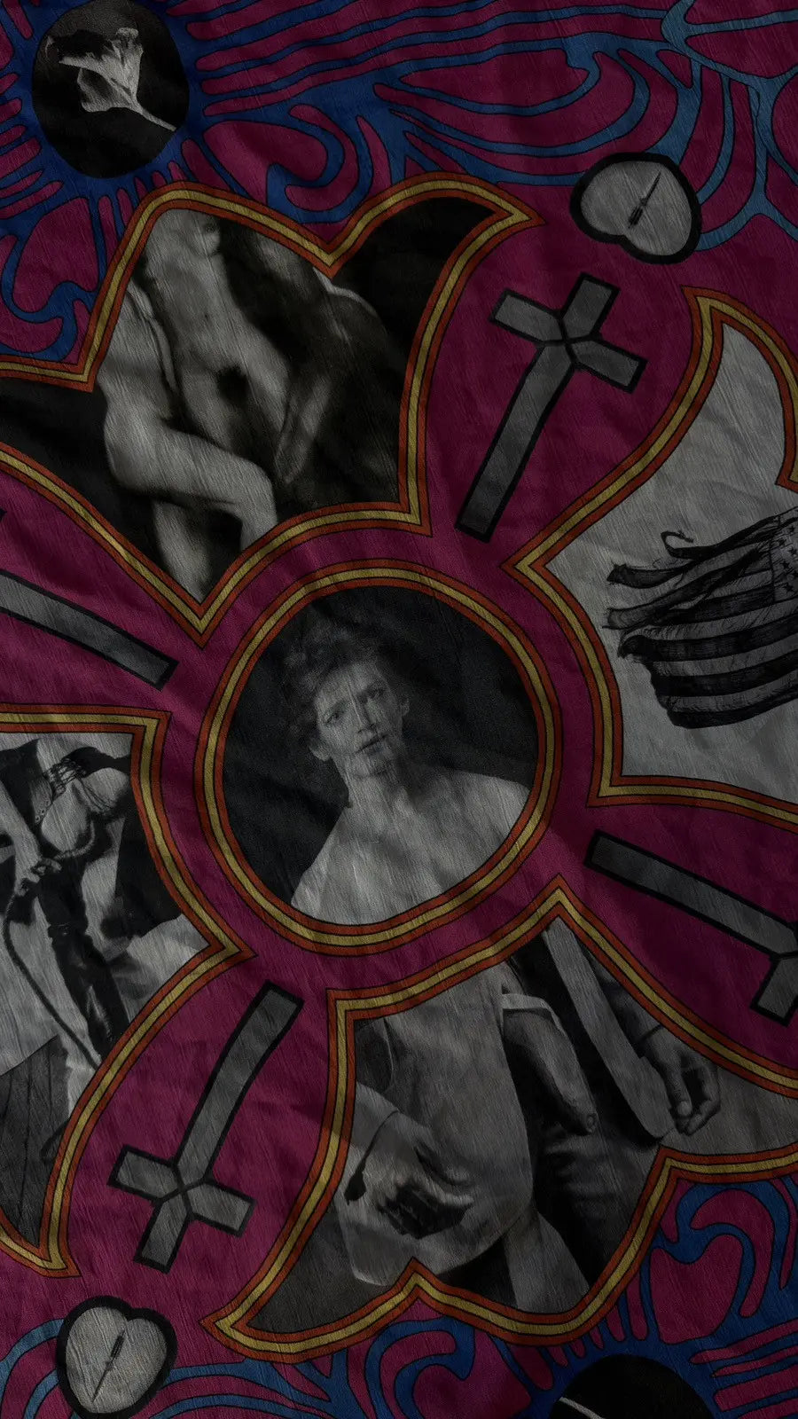 Chrome Hearts Mapplethorpe Print Scarf