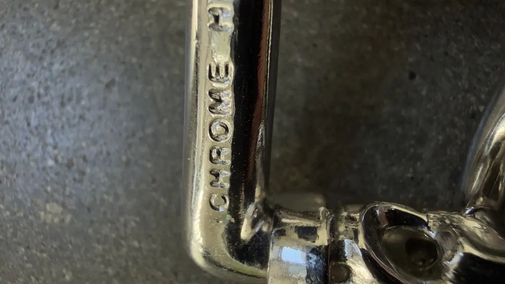Chrome Hearts White Leather Roller Belt