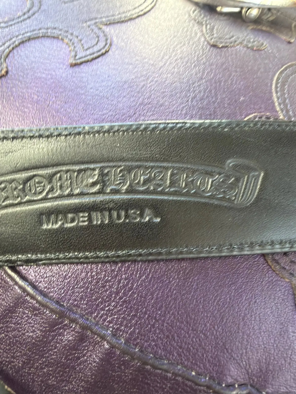Chrome Hearts Multi Color Cross Patch Belt Strap