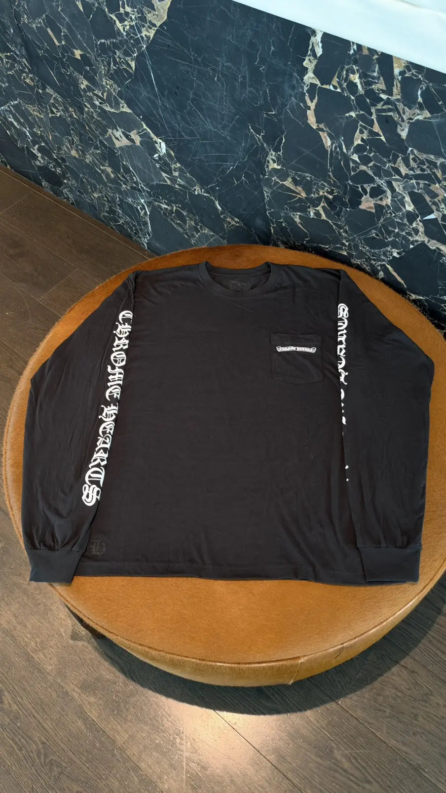 Chrome Hearts Scroll Logo Long-Sleeve T-Shirt Size XXL Chrome Hearts