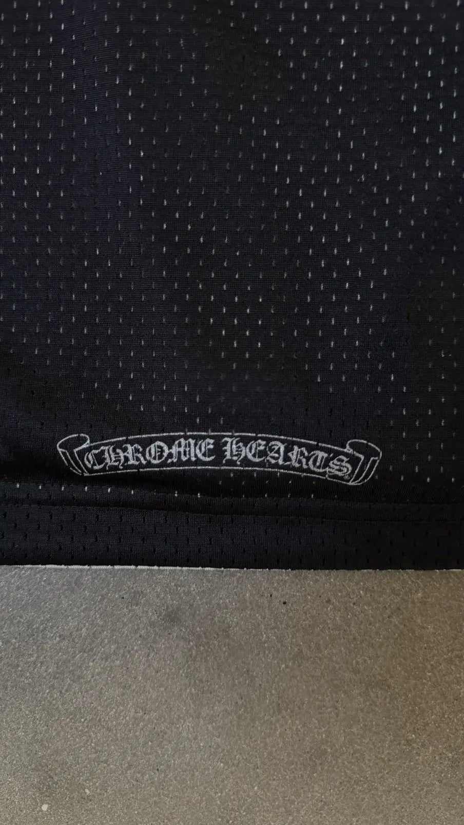 Chrome Hearts Reversible Basketball Jersey Black/Grey