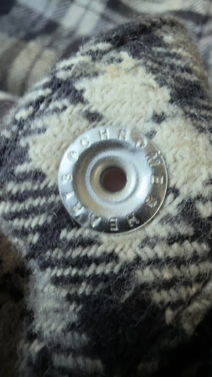 Chrome Hearts Work Dog Inner Fur Flannel Jacket