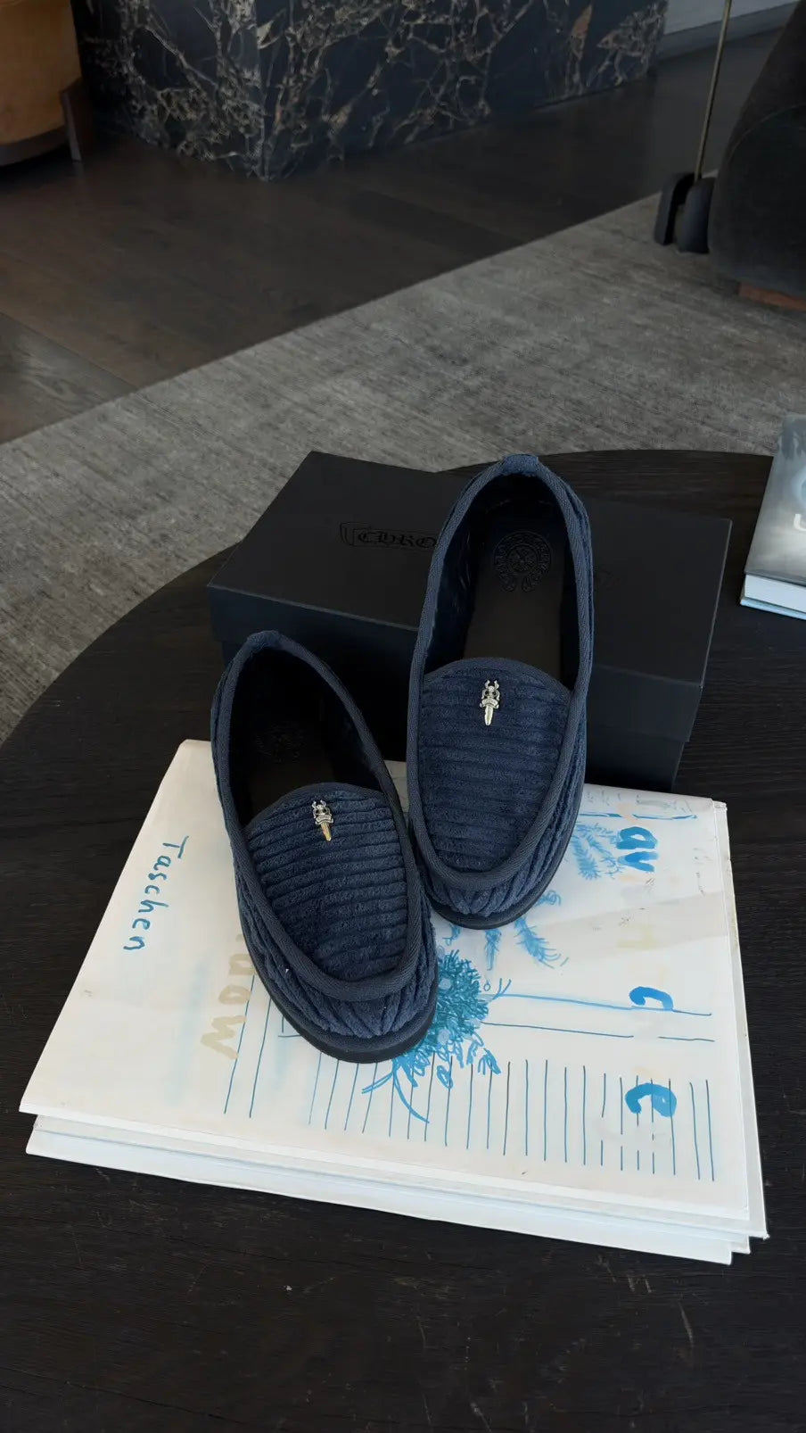 Chrome Hearts Dagger Slippers Size 10 Chrome Hearts