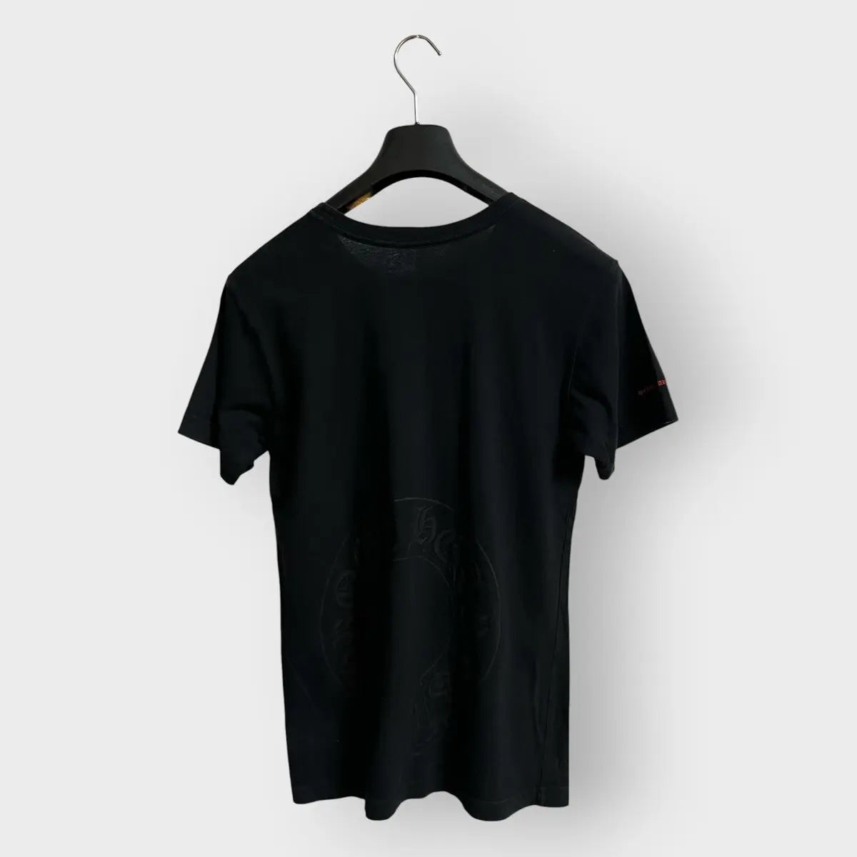 Chrome Hearts Red Horseshoe T-Shirt Black
