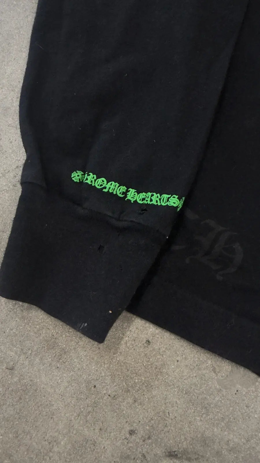 Chrome Hearts Staff Horseshoe Long Sleeve Tee