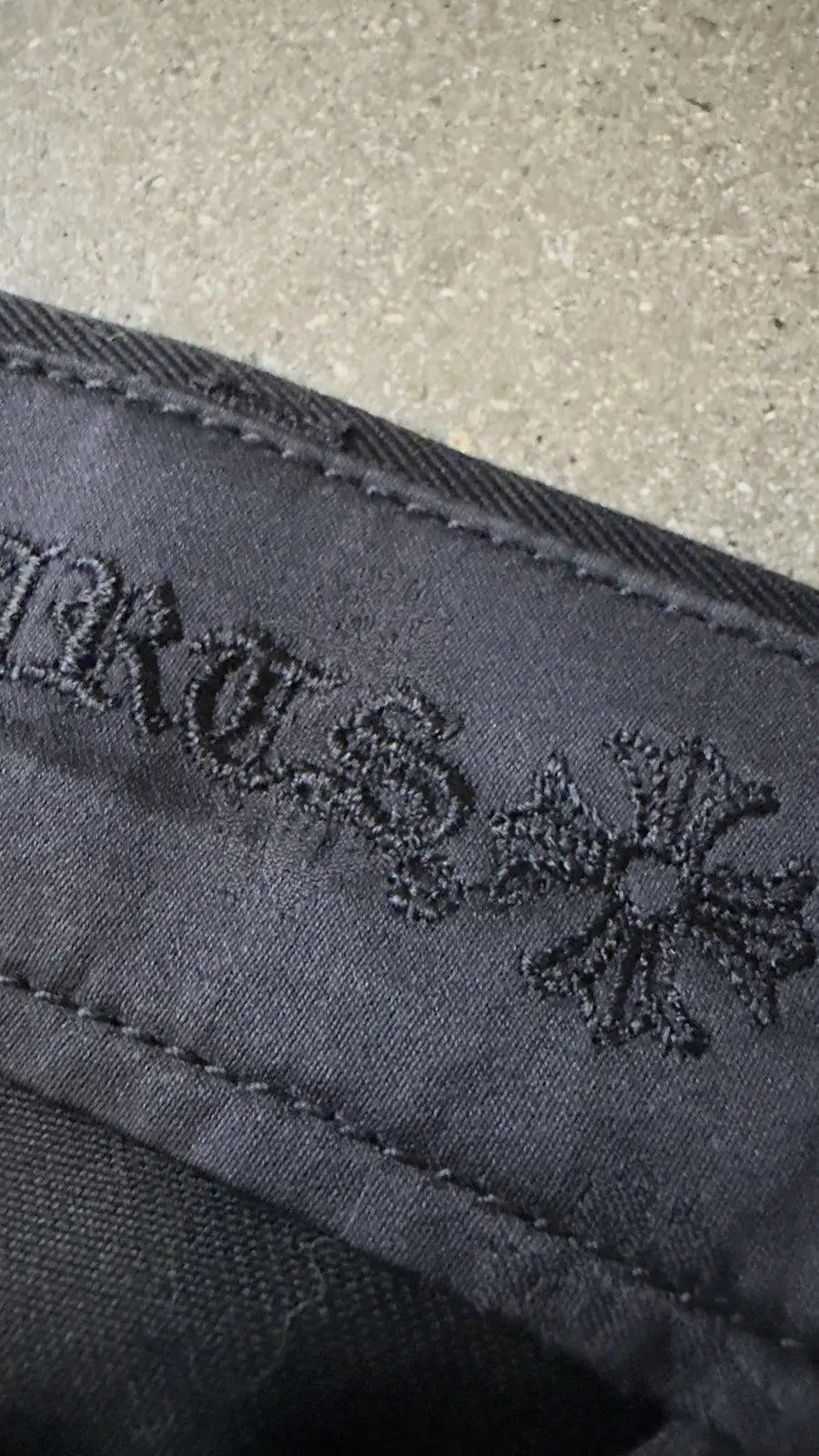 Chrome Hearts Black Camouflage Cross Patch Chino Pants