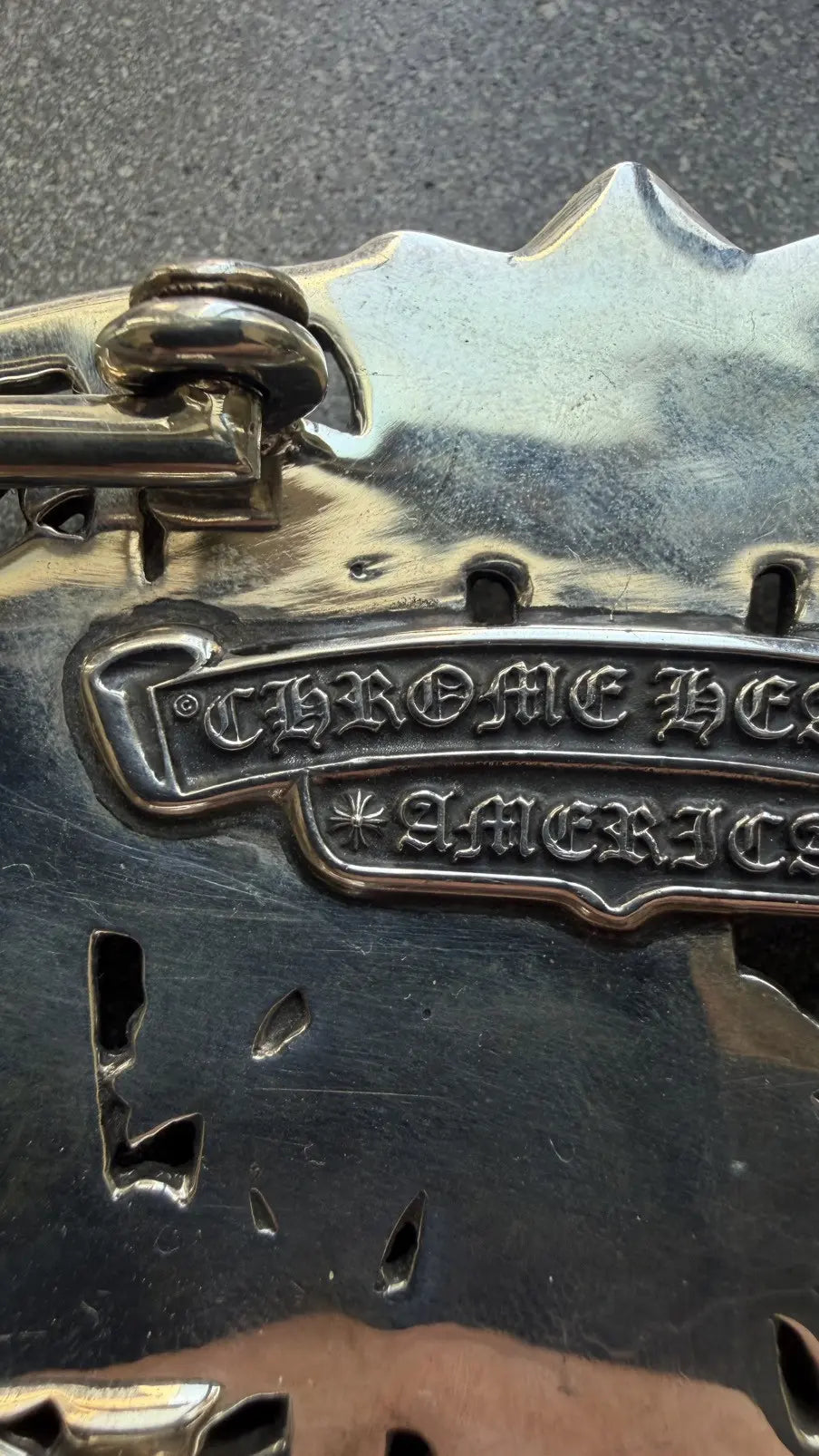 Chrome Hearts Cemetery Belt Buckle
