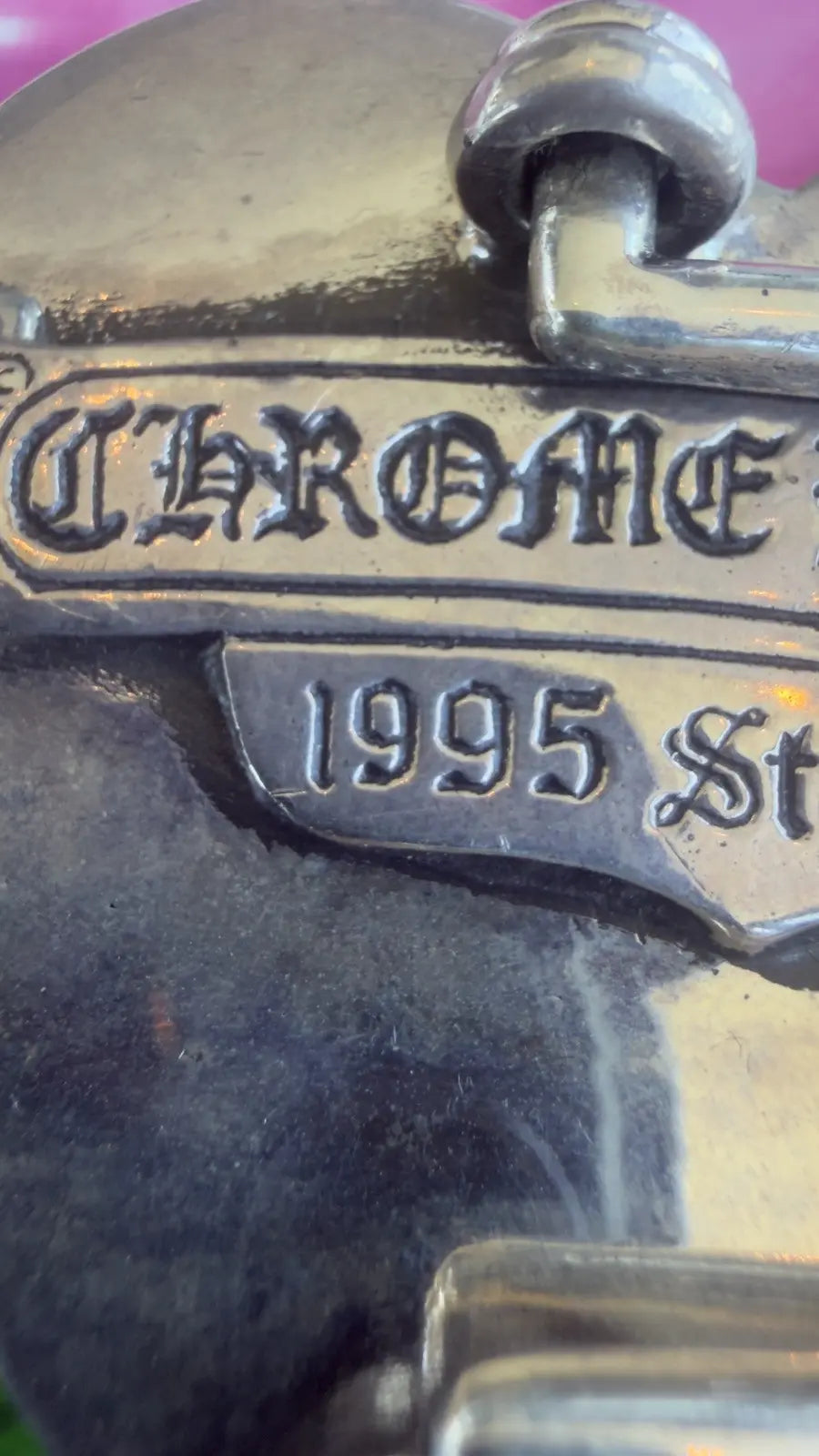 Chrome Hearts "Crying Heart" Belt Buckle Chrome Hearts