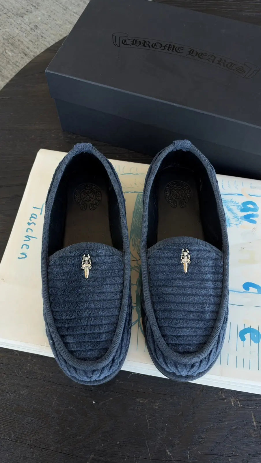Chrome Hearts Dagger Slippers Size 10 Chrome Hearts