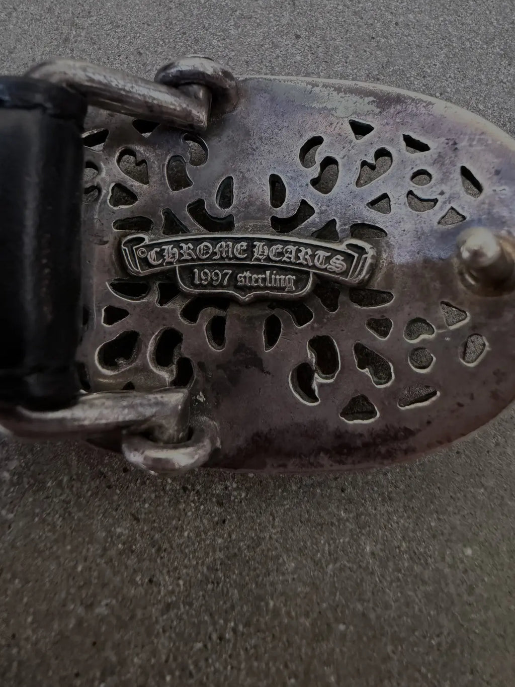 Chrome Hearts 1 Inch Oval Cross Belt