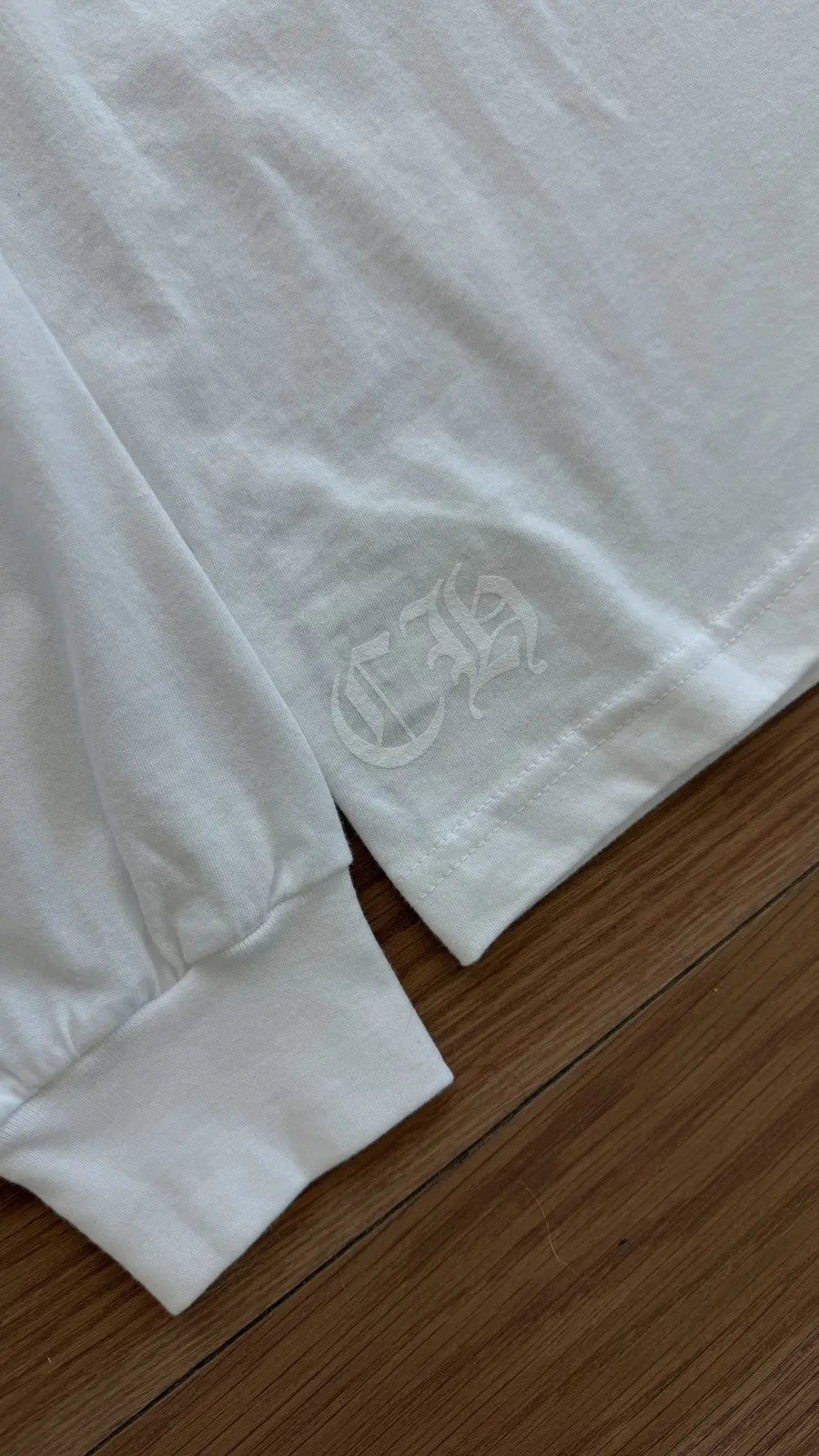 Chrome Hearts Scroll Logo Pocket Long-Sleeve Chrome Hearts