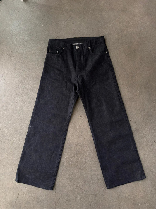 Chrome Hearts KS CUT Raw Indigo Denim Jeans