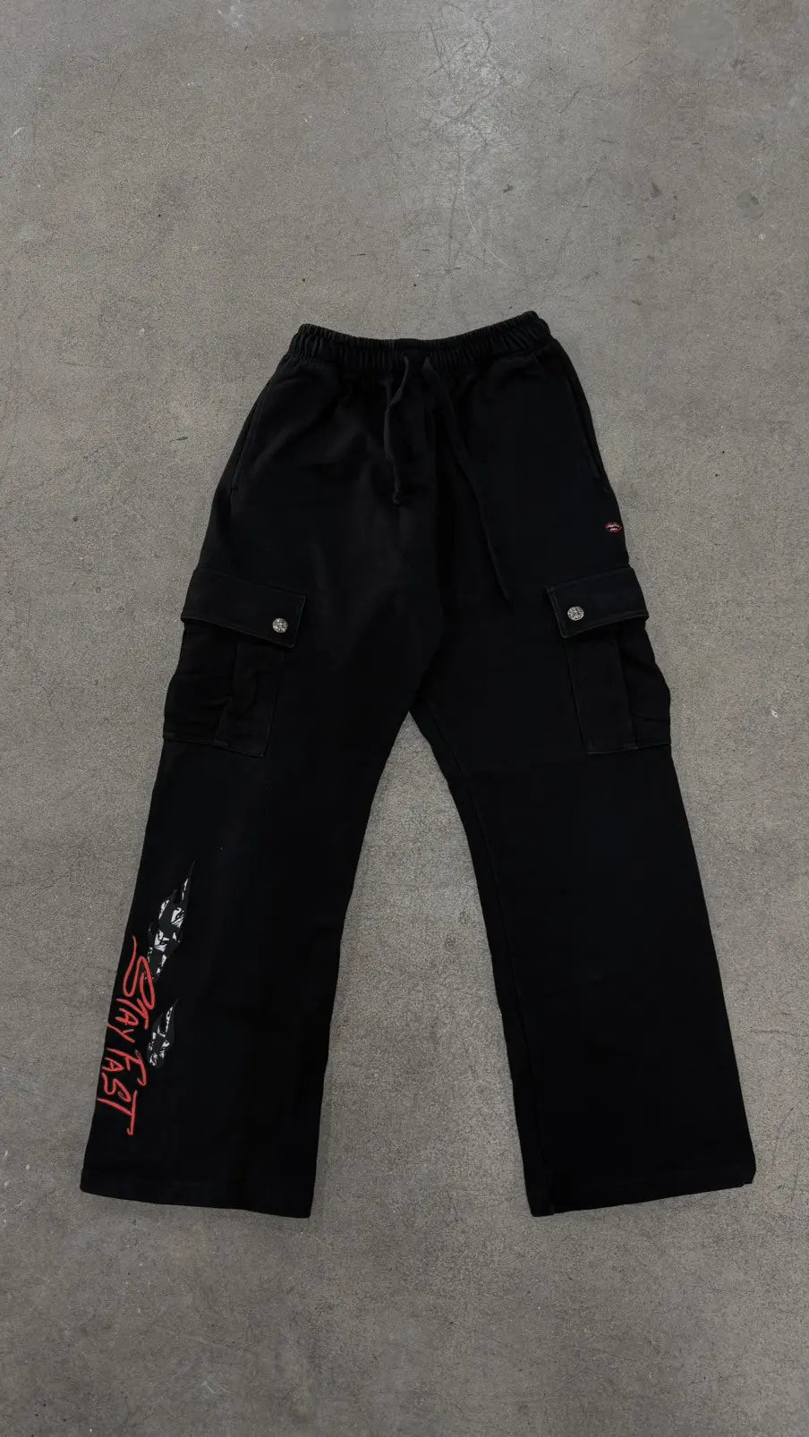 Chrome Hearts Matty Boy Stay Fast Cargo Sweatpants