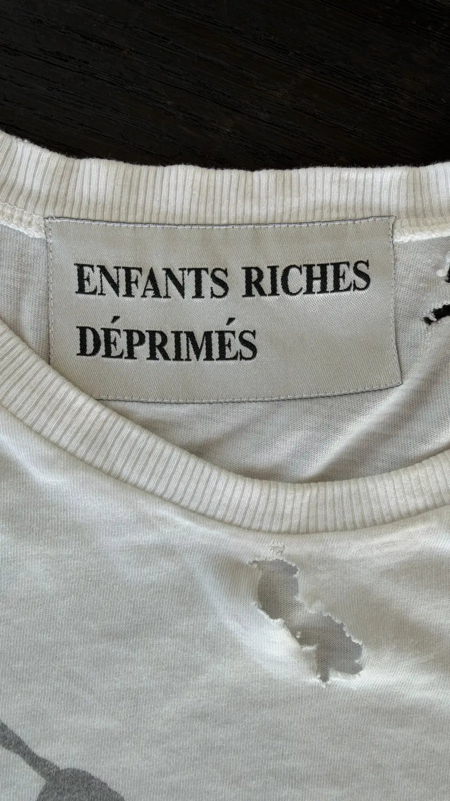 Enfants Riches Déprimés White Graphic T-Shirt Size M Enfants Riches Déprimés